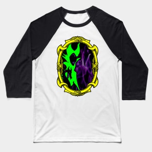 Maleficent Mirror Mirror Baseball T-Shirt